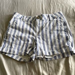 SO Blue striped shorts!